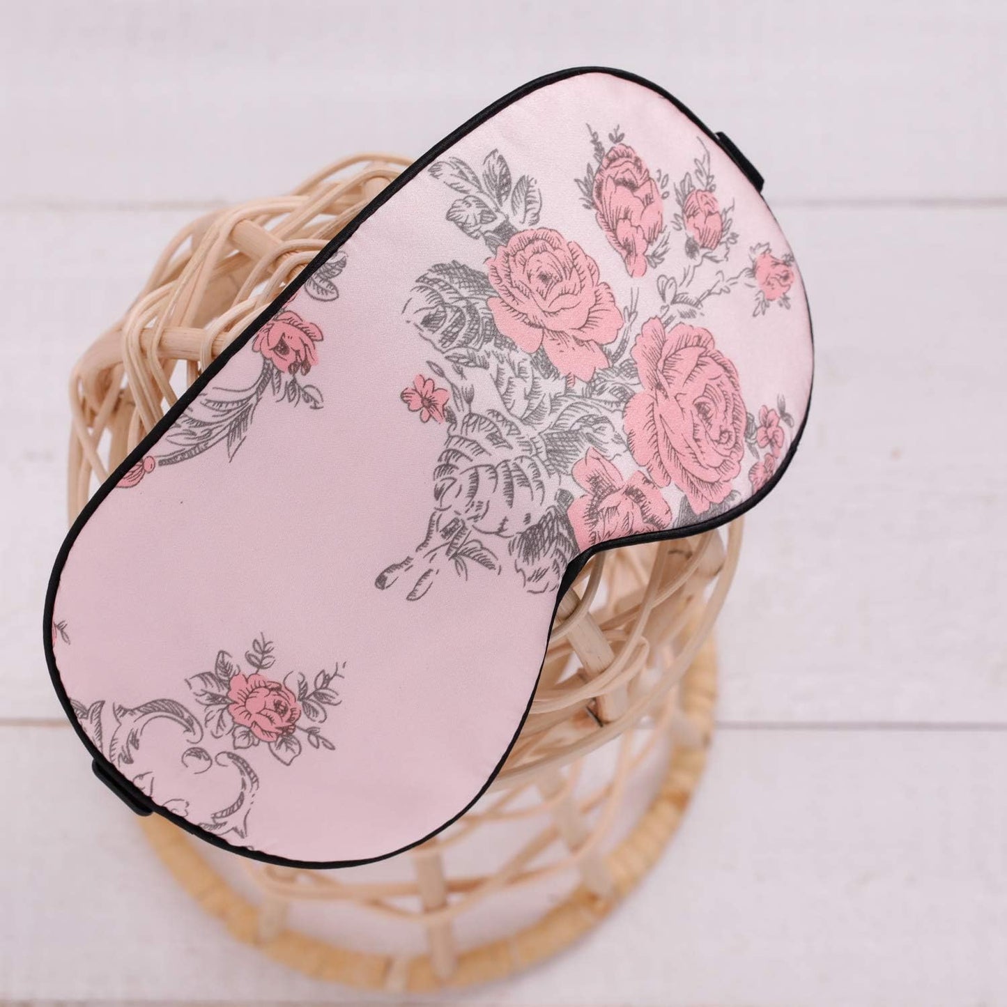 Maxfeel 100% Pure Silk Eye Mask - Sleep Eye Cover in Floral Colors (#1)