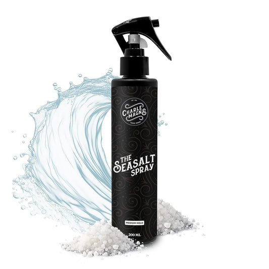 Sea Salt Spray for Men - Salt Water Texture & Volume Spray for Men’s Beach Waves & Curls with Heat Protection 200 ml - Made in Germany (6.76 Fl Oz, Medium Hold (Pack of 1))