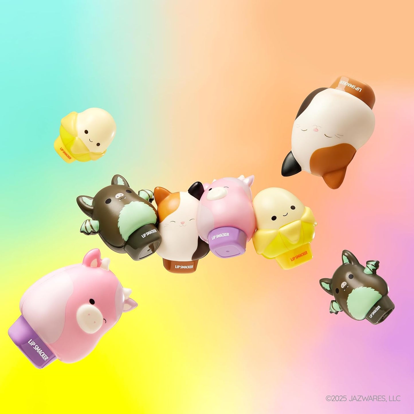 Lip Smacker Squishmallows Moisturizing Lip Balm, Fun Soft Squishy Collectible Top, Blackberry Flavored Hydration - Aldous