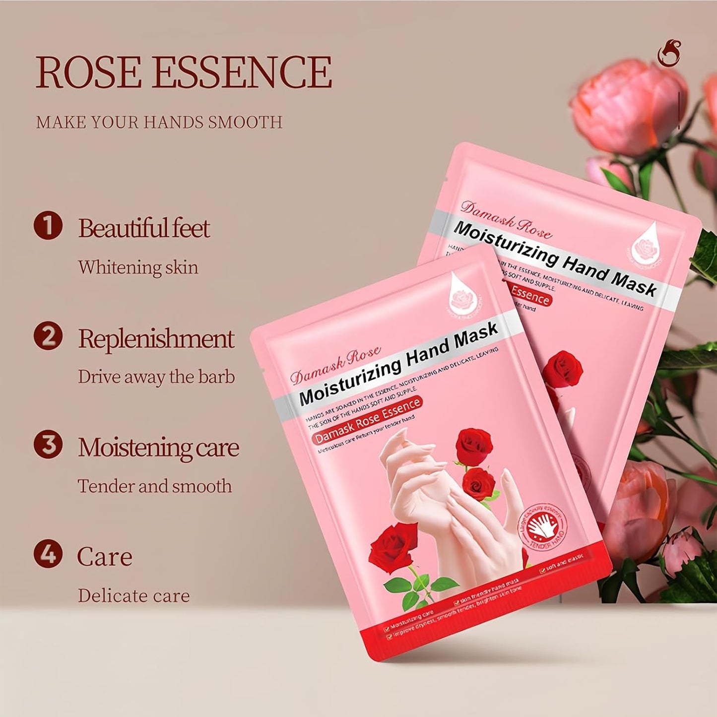 Moisturizing Hand Mask Gloves 9 Pairs, Hydrating Hand Masks for Dry Cracked Hands, Exfoliating Hand Peel Mask, Nourishing Hand Treatment Gloves for Women & Men