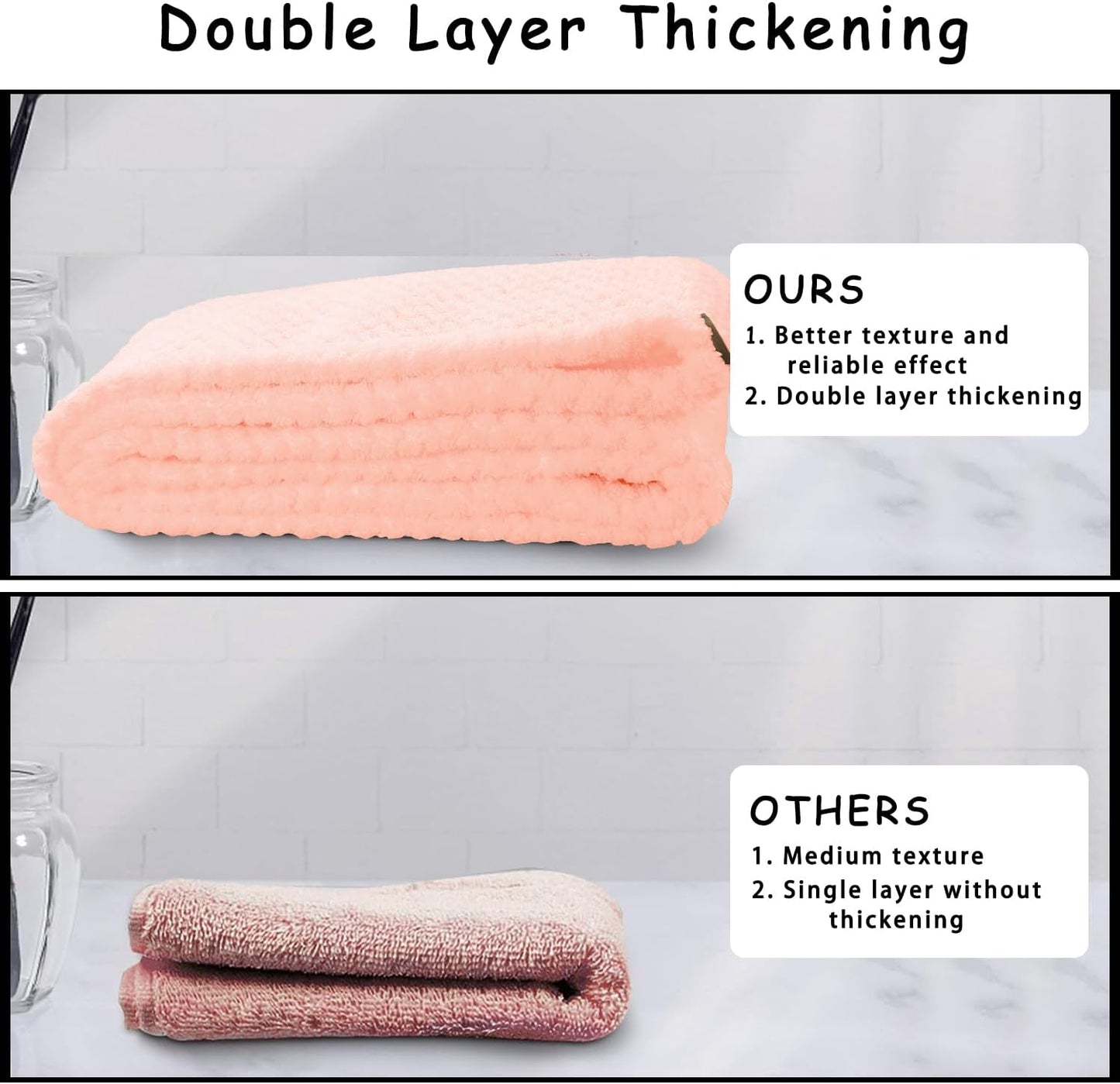 Microfiber Hair Towel Turban 3 Pack | Super Absorbent Quick Drying Hair Wrap for Women with Curly Hair | Anti Frizz Hair Towel Cap for Wet Hair(Bule,Purple,Orange)