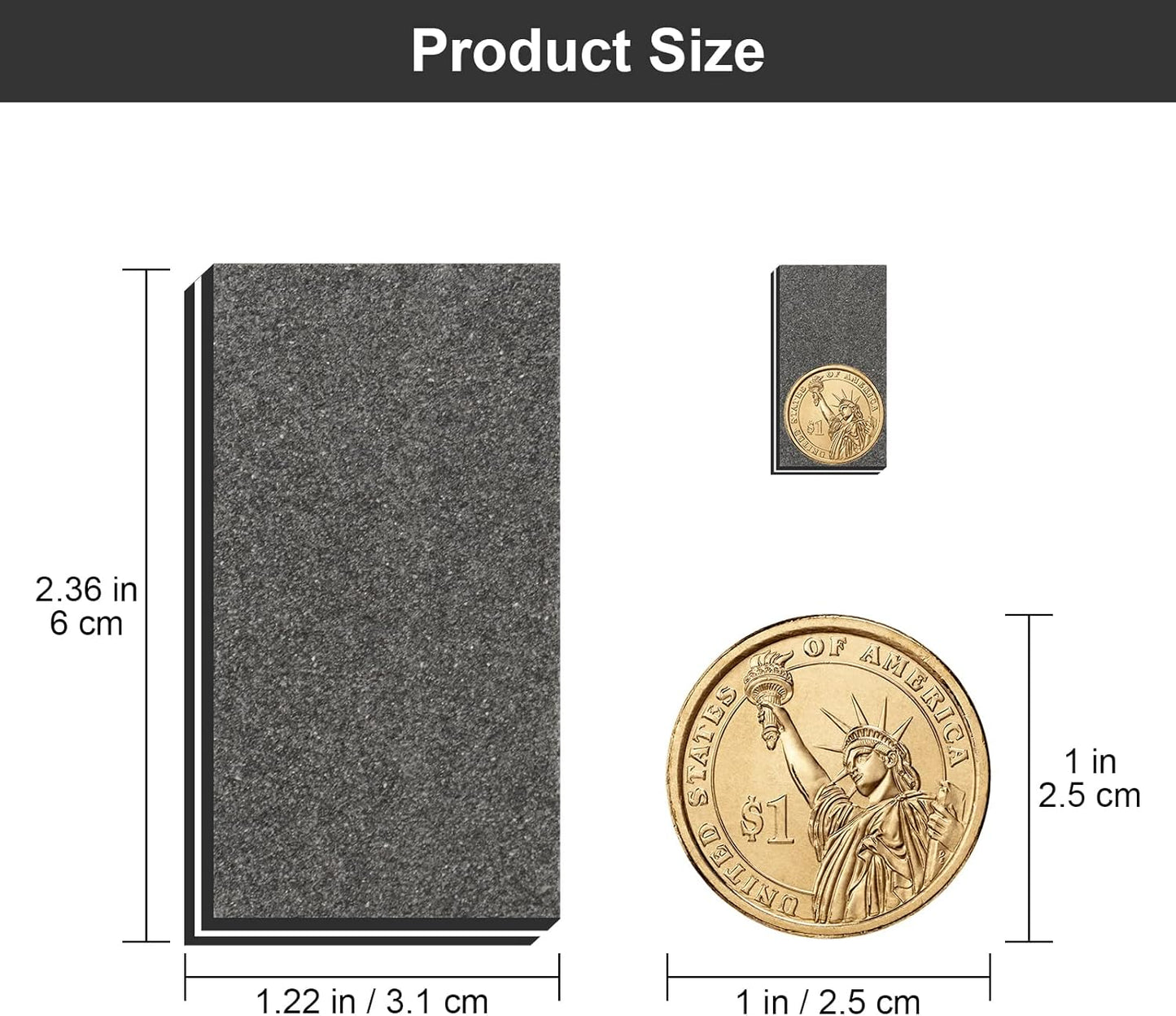 Diesisa Buffer Block Nail File, 100/180 Grit Sponge Nail Buffers for Acrylic Nails, Nails Buffer, Mini Buffing Block Double Sided for Manicure Tools 60 Count - Black