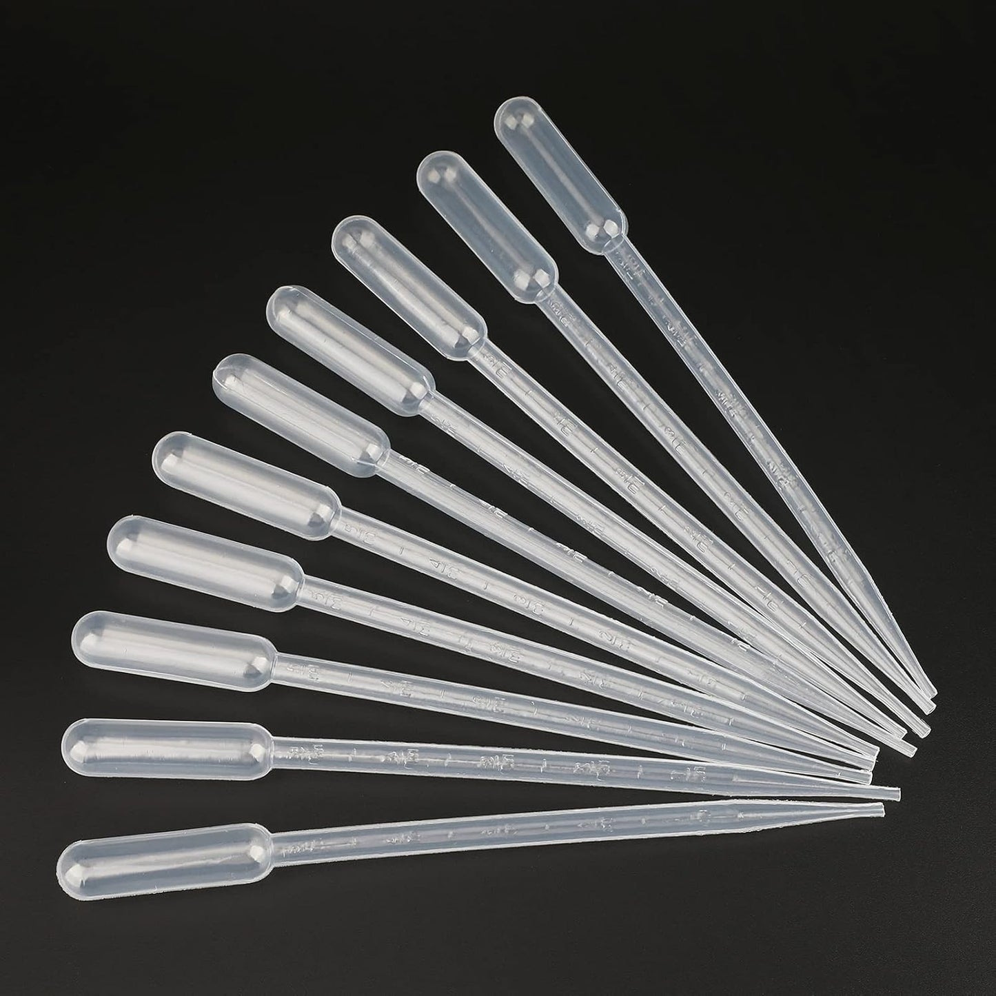G2PLUS Disposable Plastic Dropper – 25pcs Transfer Pipettes, 5ml Graduated Dropper for Essential Oils, Lab Use, DIY Crafts