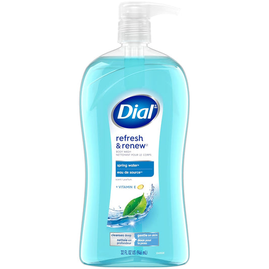 Dial Body Wash, Refresh & Renew Spring Water, 32 fl oz