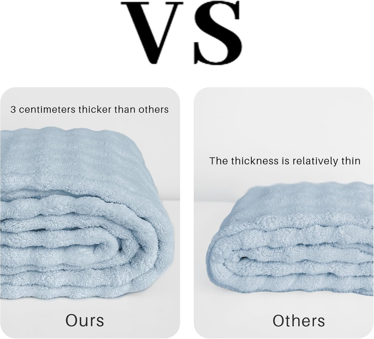 Microfiber Hair Towel Wrap for Women - 3 Pack Super Absorbent Quick Dry Hair Turban for Curly/Straight/Long/Short Hair (32"x11")