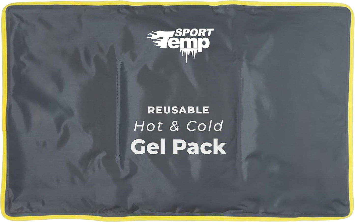 Hot & Cold Reusable Gel Packs (XL, 1 Pack) Flexible Soft Compress - Ice & Heat Therapy for Injuries, Back, Shoulder, Hip, Knee, Joint Pain, Swelling, Bruises, Post Surgery - Sport Temp