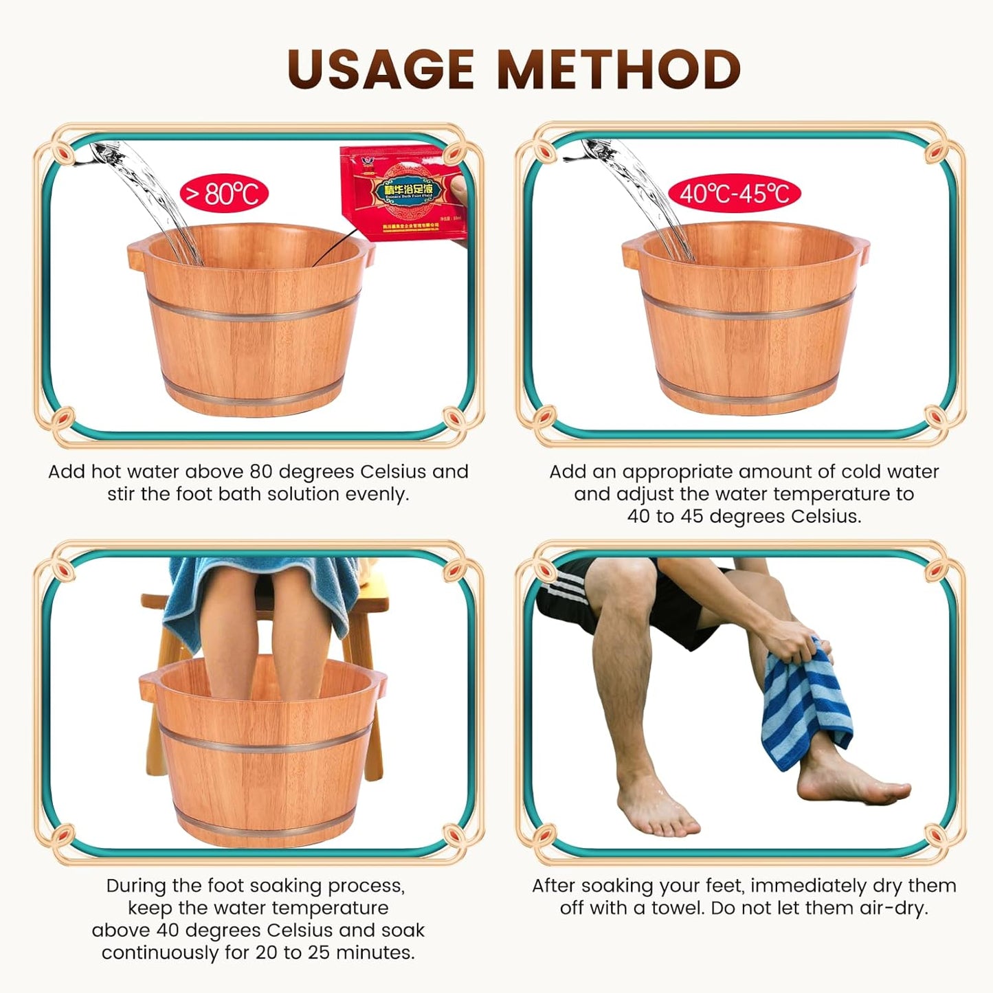 Zang Ao Tang Herbal Foot Soak - 30 Sachets (300ml) | Plant-Based Formula for Odor Control & Itch Relief | Tibetan Herbal Blend to Support Circulation & Relaxation