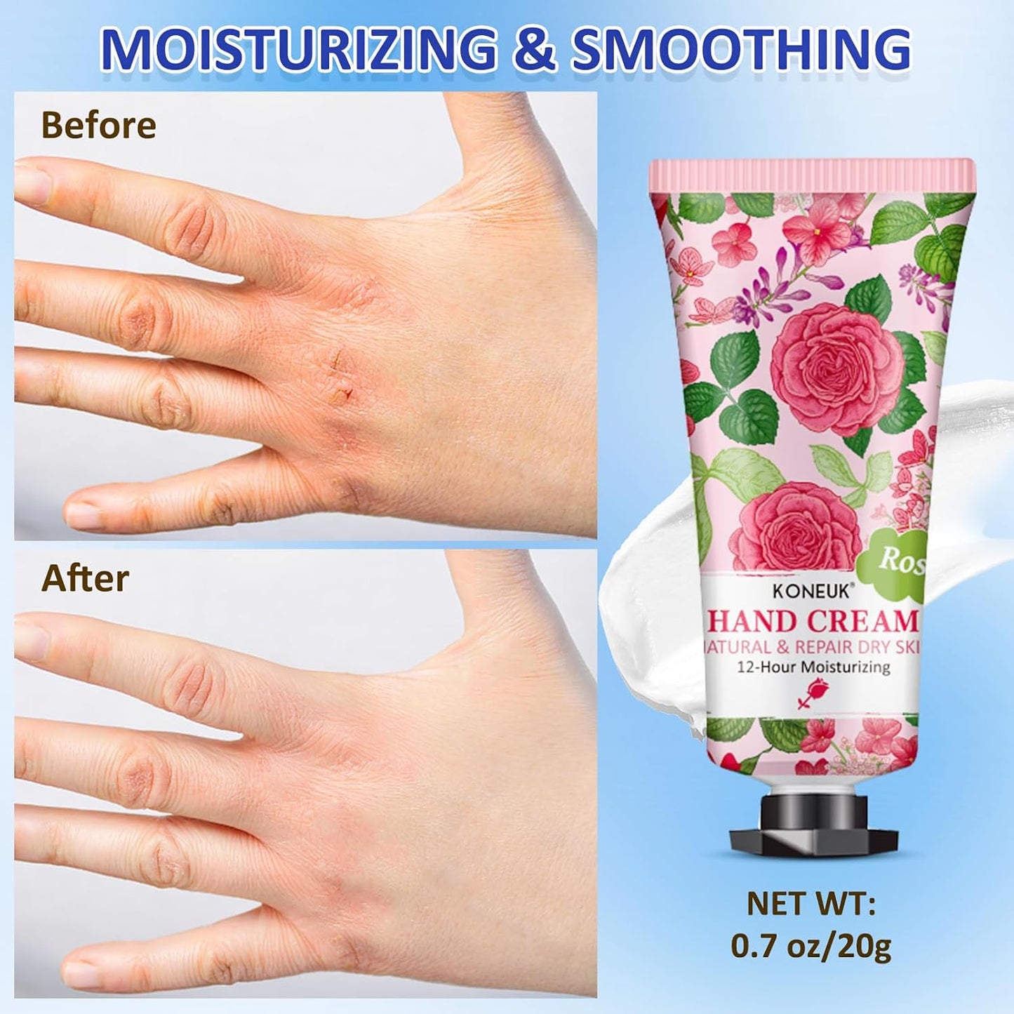 16 Pack Hand Cream Gifts Set, Bulk Hand Lotion Travel Size for Dry Cracked Hands, Hand Cream for Stocking Stuffers, Employee Appreciation Gifts, Christmas Gifts and Bridal Shower Gifts