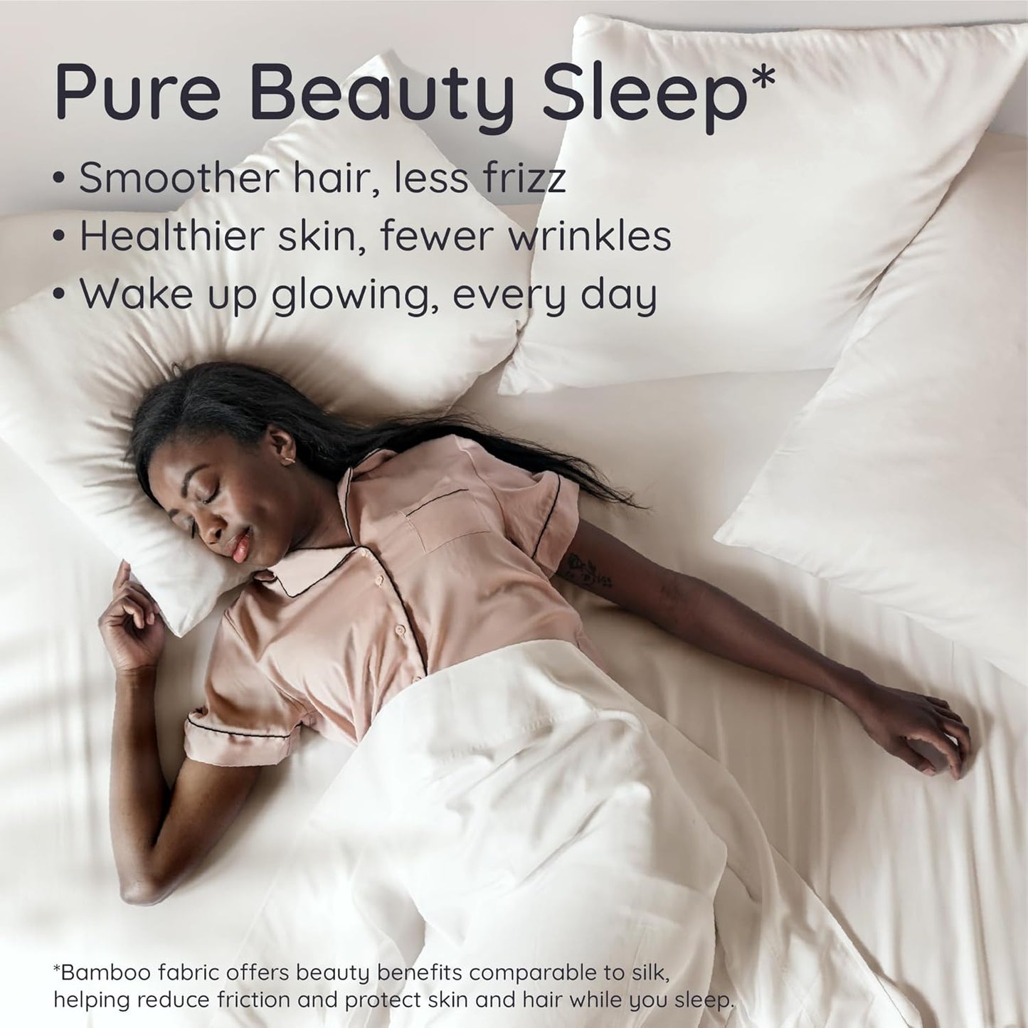 Bambaw 100% Viscose Derived from Bamboo Pillowcases King Size – Set of 2 King Size Cooling Pillow Cases for Ance with Envelope Closure, Breathable & Luxury Pillow Cases, Soft Pillow Cases (Ivory)