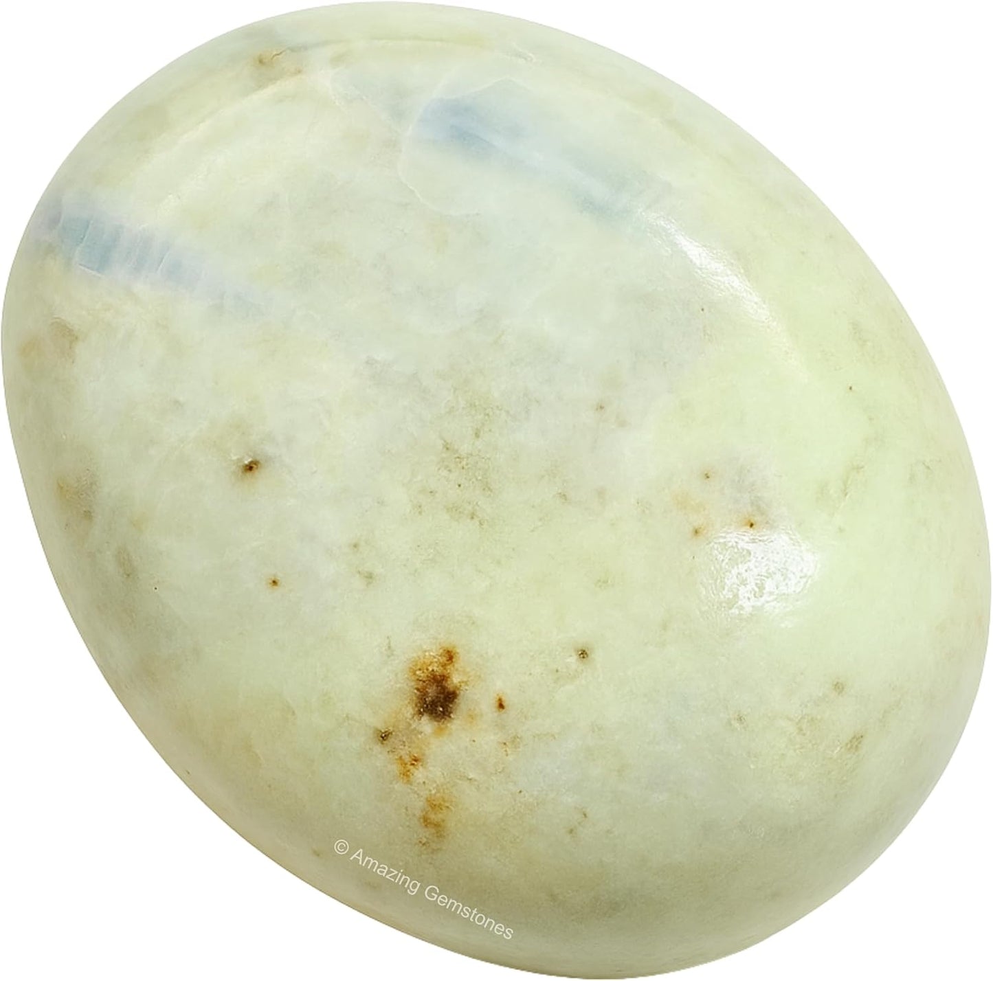 Amazing Gemstone Hackmanite Fluorescent Sodalite Crystals and Healing Stones - Large Palm Stone Crystals Piedra - Crystal for Good Luck, Meditation - Unique Stocking Stuffers, Gifts for Women, Men