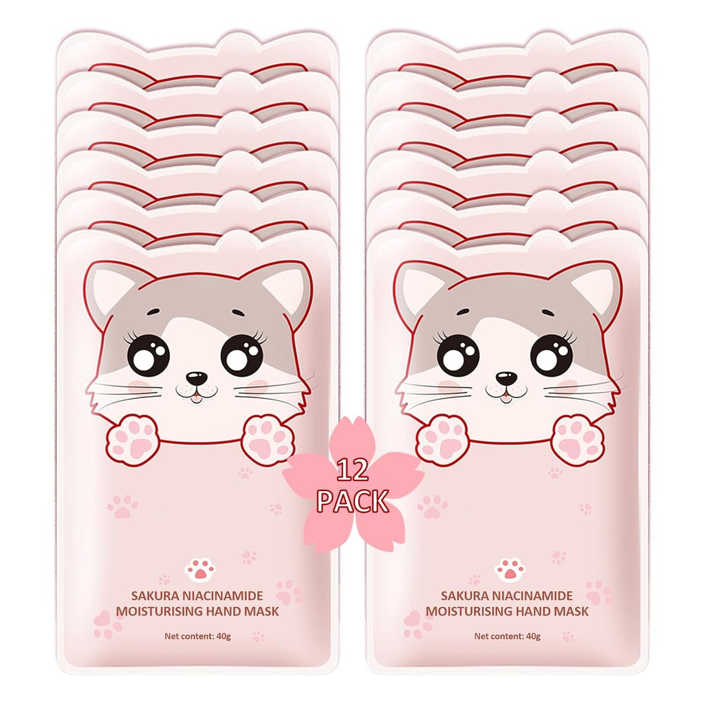 Hand Masks Moisturizing Gloves,12 Pairs Hydrating Hand Peel Masks Gift Set for Dry Cracked Hands Care,Long-lasting and Non-greasy Hand Moisturizer Gloves for Women