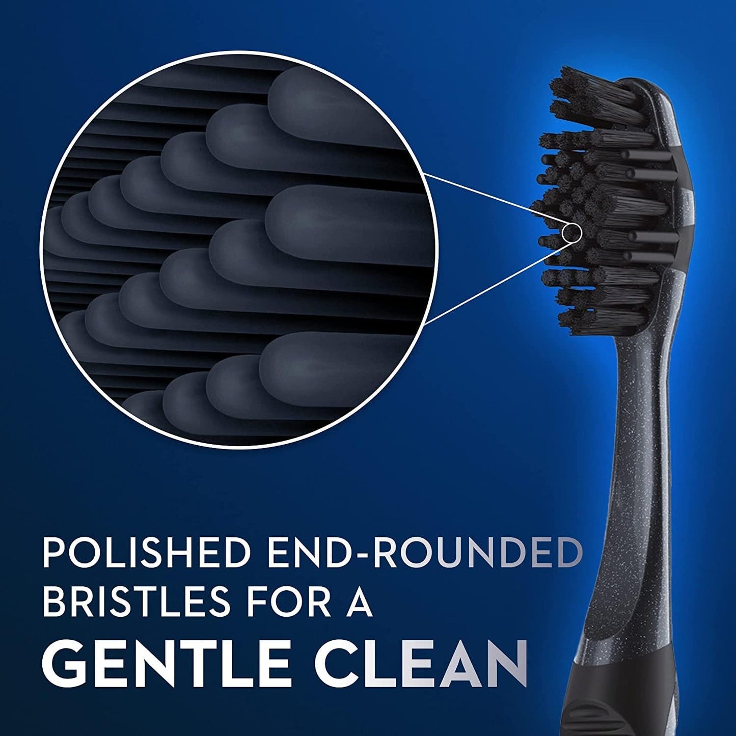 Oral-B Charcoal Toothbrushes, Medium 2ct (Pack of 2)