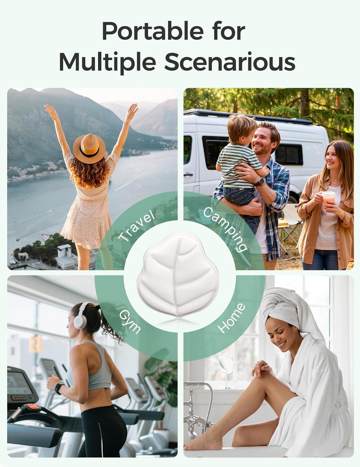 Momcozy 14 Pack Shower Steamers Spa Gifts - Eucalyptus Leaf Shape, with Natural Peppermint & Eucalyptus Essential Oil for Relaxation, Long-Lasting, Thoughtful Birthday and Holiday Gifts for Her/Him