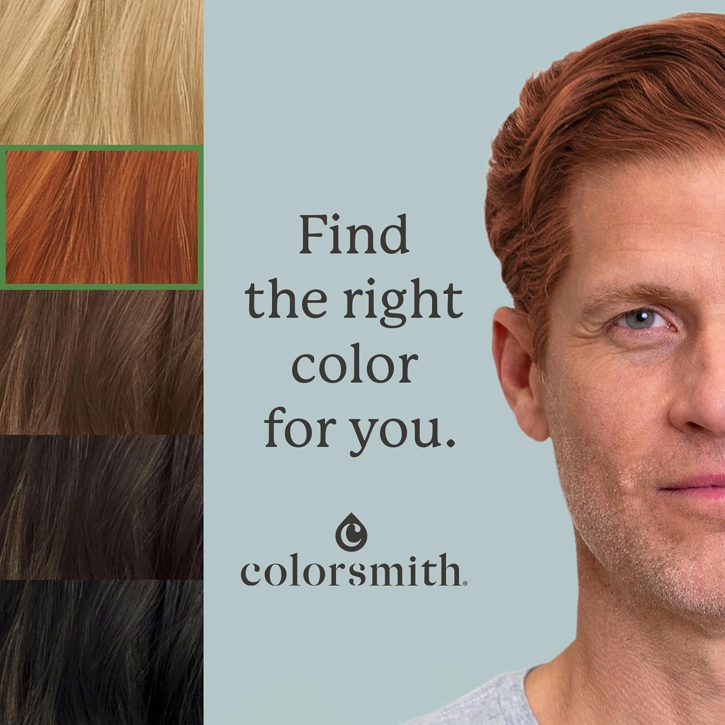 Hair & Beard Color for Full Gray Coverage 2 pack - Medium Golden Copper Blonde - Ammonia-Free Complete Men’s At-home Beard & Hair Dye Kit, Professional-grade Permanent Hair Color (8.34)