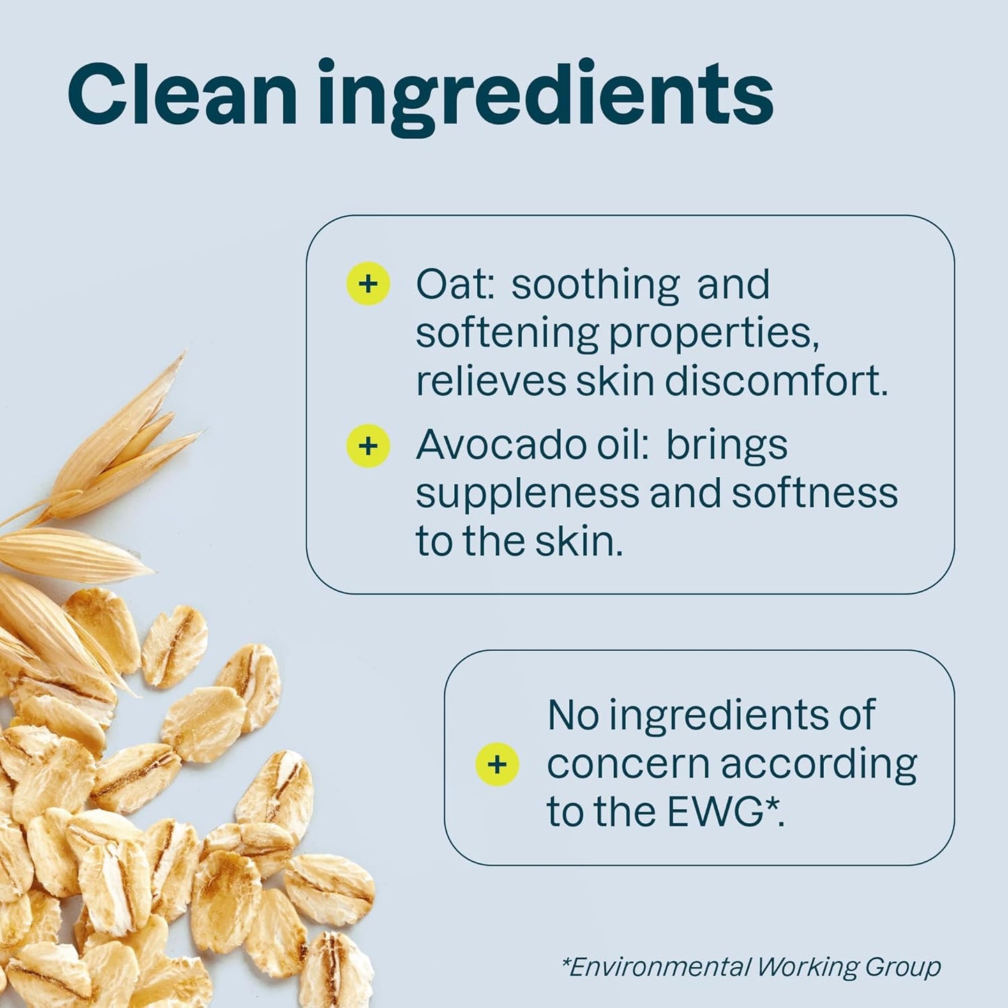 ATTITUDE Hand Cream for Sensitive Skin with Oat, EWG Verified, Dermatologically Tested, Vegan, Fresh Apple Scent, 2.5 Fl Oz