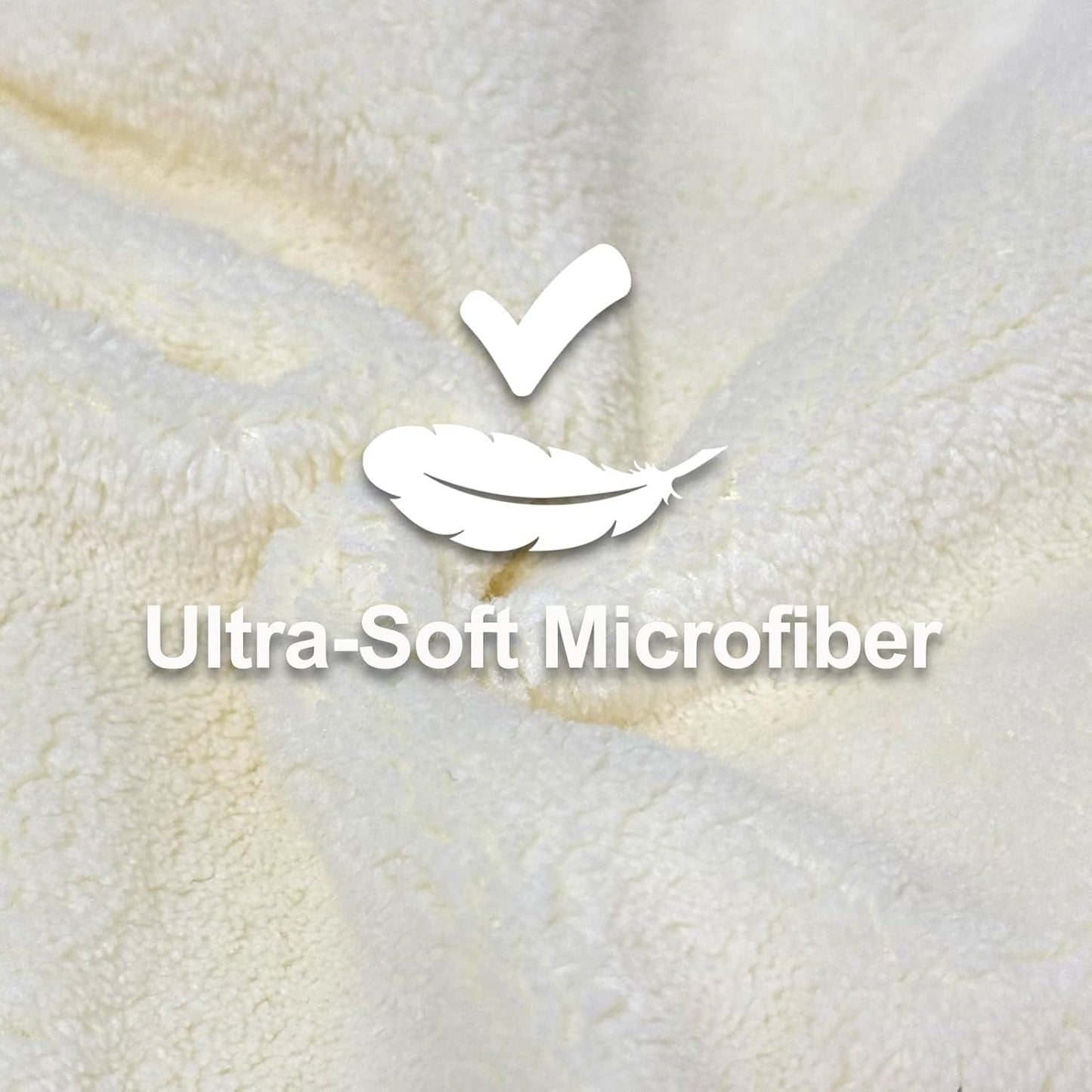 Jseng 3Packs Microfiber Hair Towel for Women - Quick-Drying, Super Absorbent Hair Wrap with Bow Design, Soft Hair Towel Turban for Curly Long Wet Hair