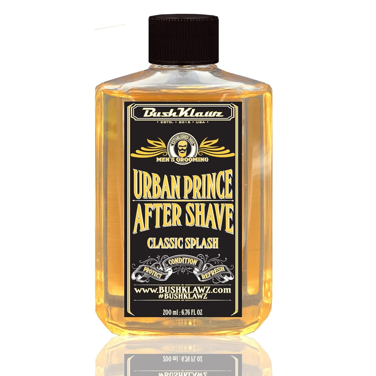 BushKlawz Classic Refreshing Cooling Soothing BarbershopBarbershop After Shave Lotion Balm Toner Splash Urban Prince Satisfy all Types of Viking Cannon Black Prime AfterShave Tonic Cologne