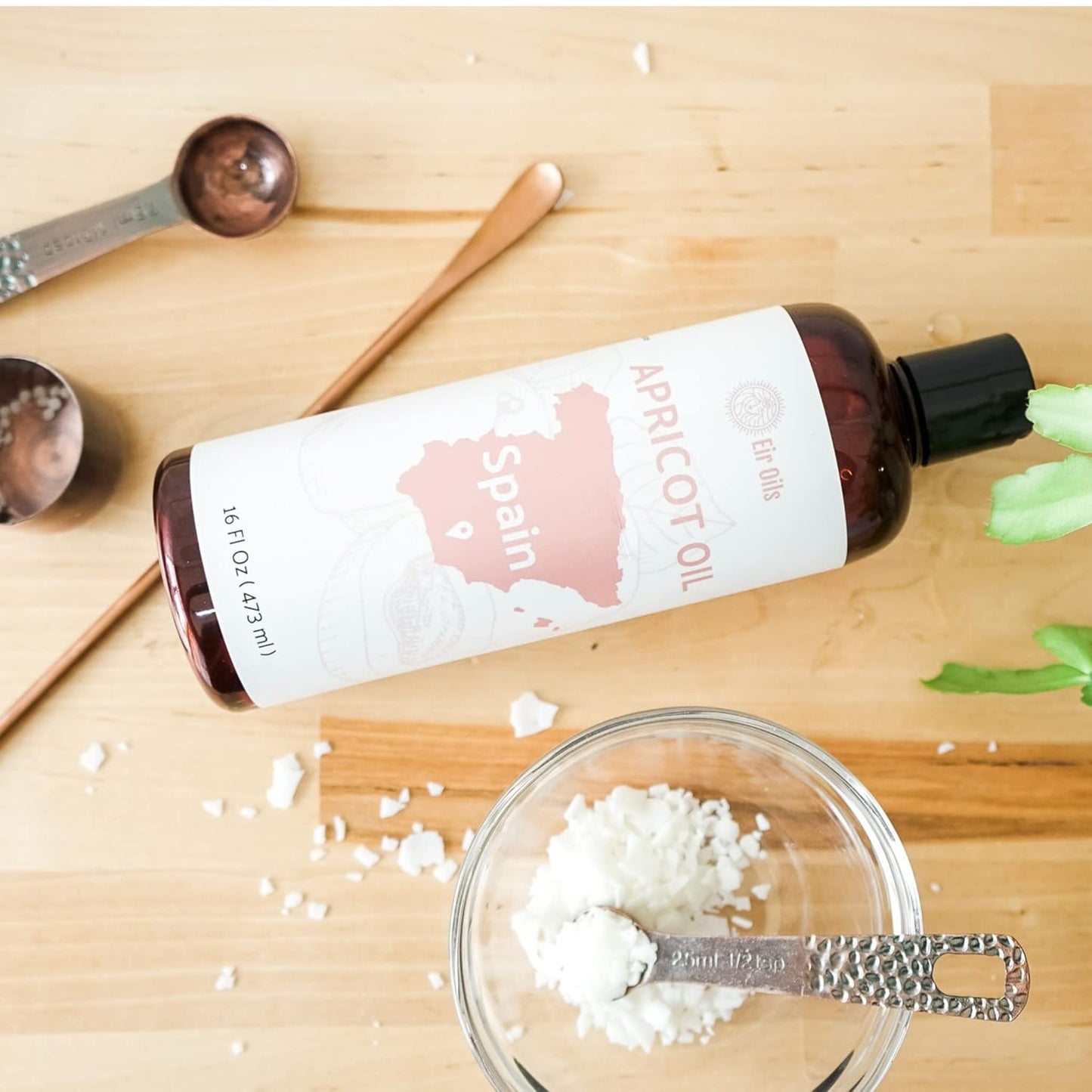 Apricot Kernel Oil - Direct from Spain and Turkey - 100% Pure Carrier Oil for Hair, Face, and Skin - Cold-Pressed Carrier Oils - (16 oz) 1 Pack