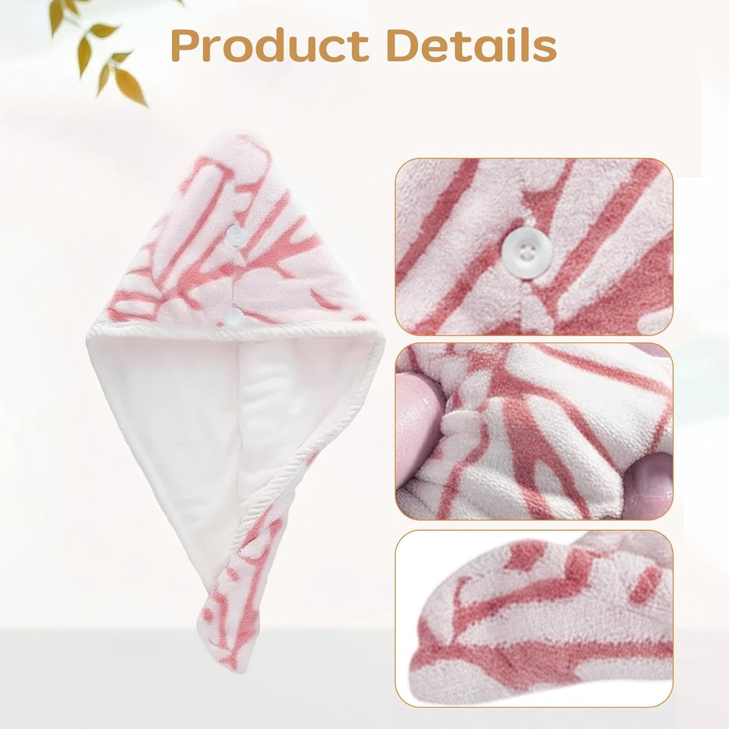 2-Pack Women's Microfiber Hair Towel Wrap: 50% Faster Drying, Ultra - Absorbent & Anti - Frizz for Long and Curly Hair! 16 * 26 Inches Oversized, Lightweight for Travel, Gym, Spa & Home Use