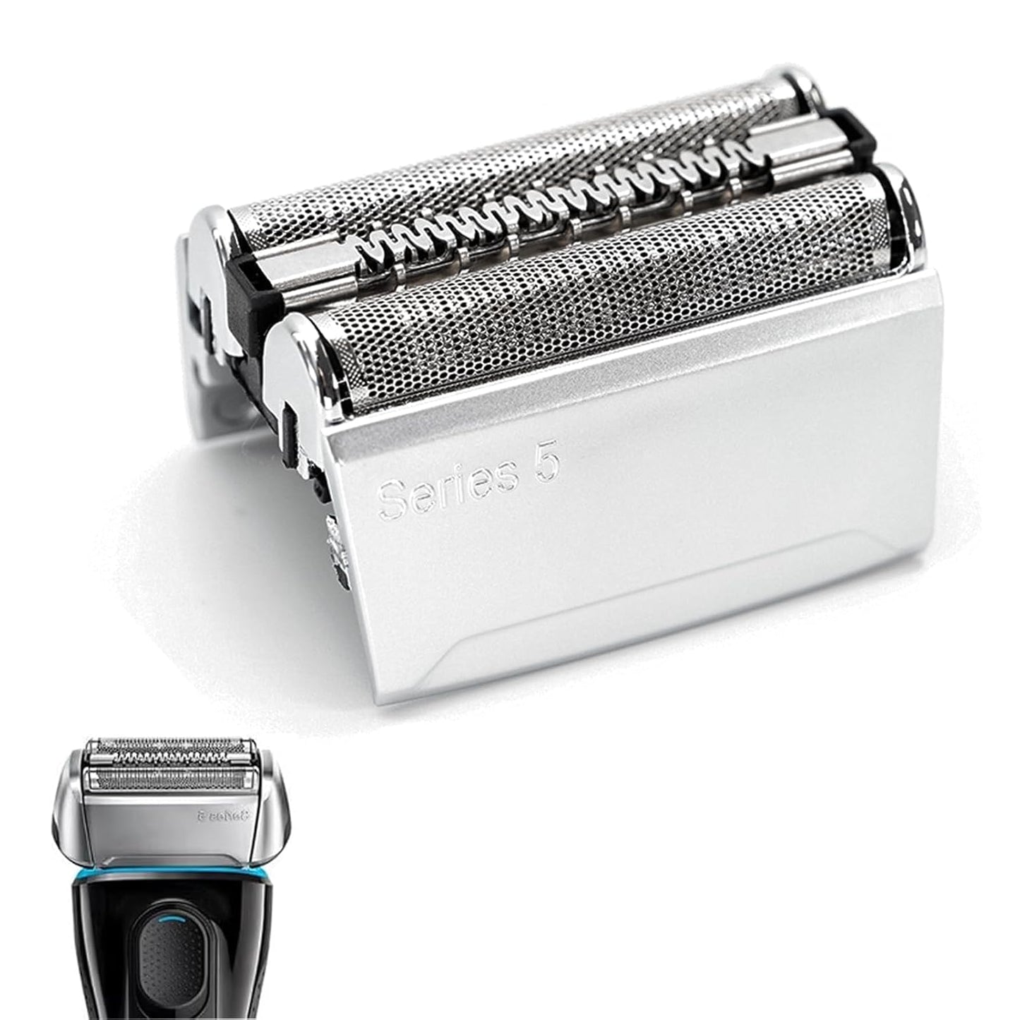 52S Replacement Head Compatible With Braun Series 5, 52S Wet and Dry Replacement Foil and Cutter for Braun Electric Shaver S5 5020s 5030s 5040s 5050cc 5070cc 5090cc