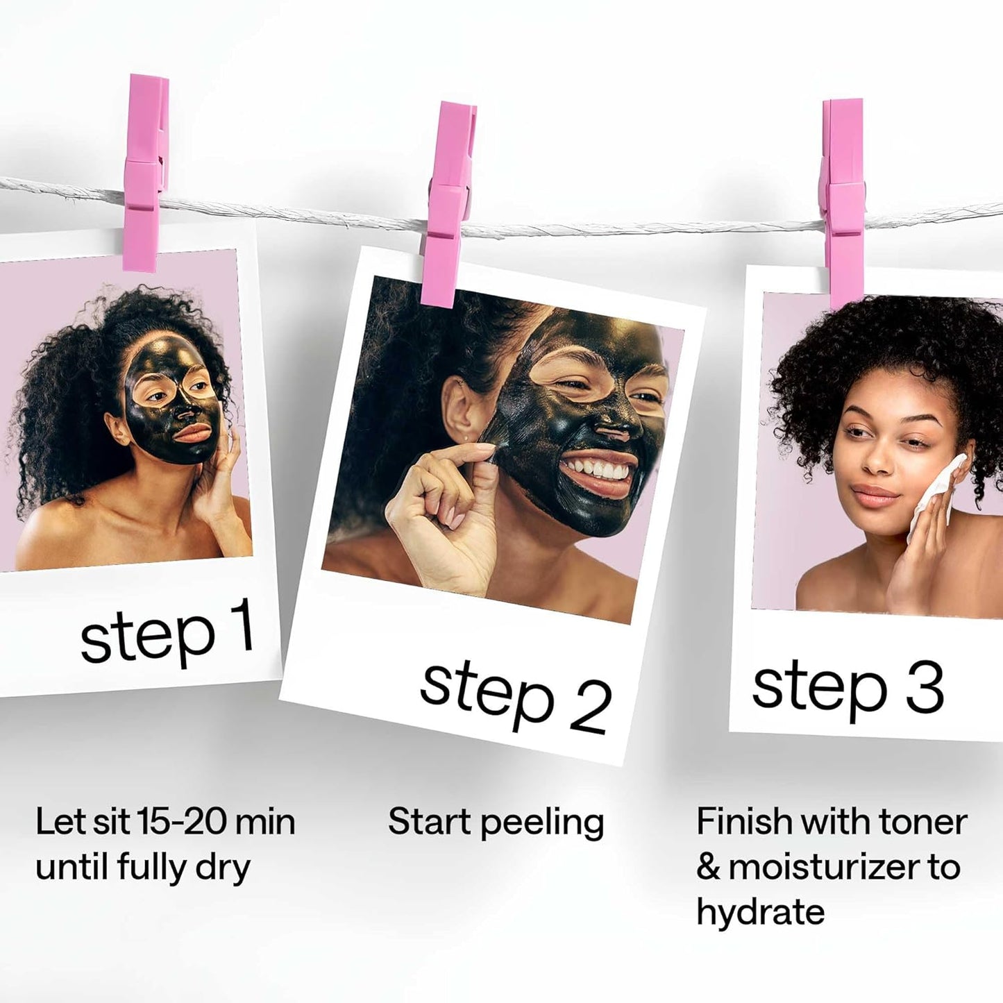 Activated Charcoal Face Masks Skincare 2 pack (16 sachets) - Korean Skin Care Products - Face Mask Peel Off Skin Care - Gently Cleansing Charcoal Face Mask for Men & Women Face Care