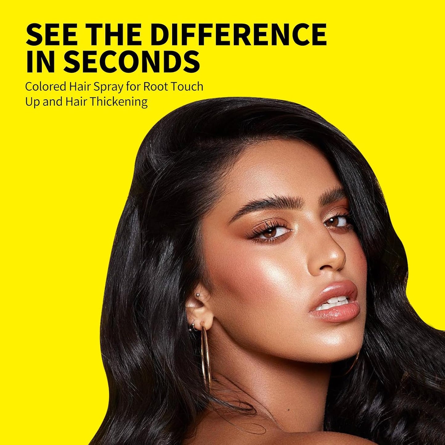 Sevich Hair Fiber Spray - Instant Hair Thickening Powder for Men & Women, Hair Building Fibers for Thinning Hair, Root Touch Up Hair Color, Waterproof, Sweatproof, Natural Look,80ml Dark Brown