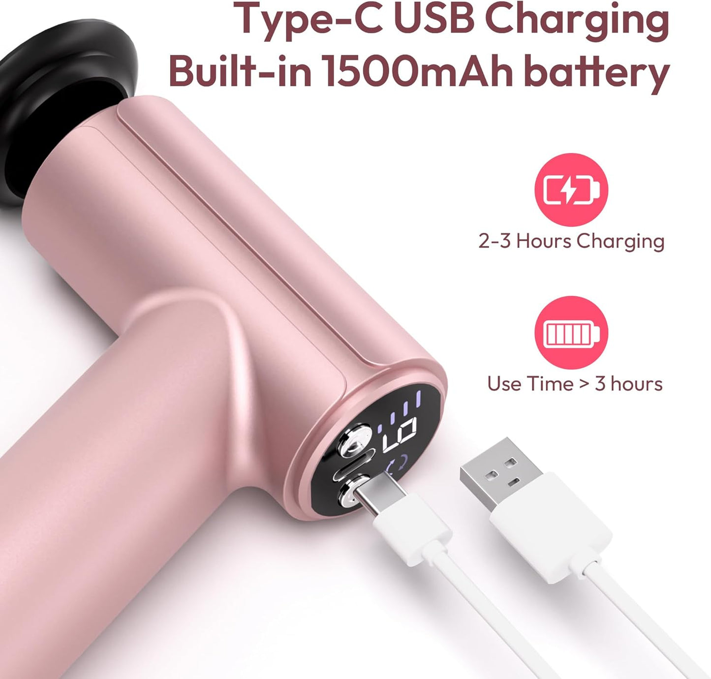 Electric Foot Callus Remover, 2 in 1 Rechargeable Electric Callus Remover for Feet, Pedicure Tools with 70pcs Sandpapers, Professional Foot Scrubber File for Dead Skin - Pink