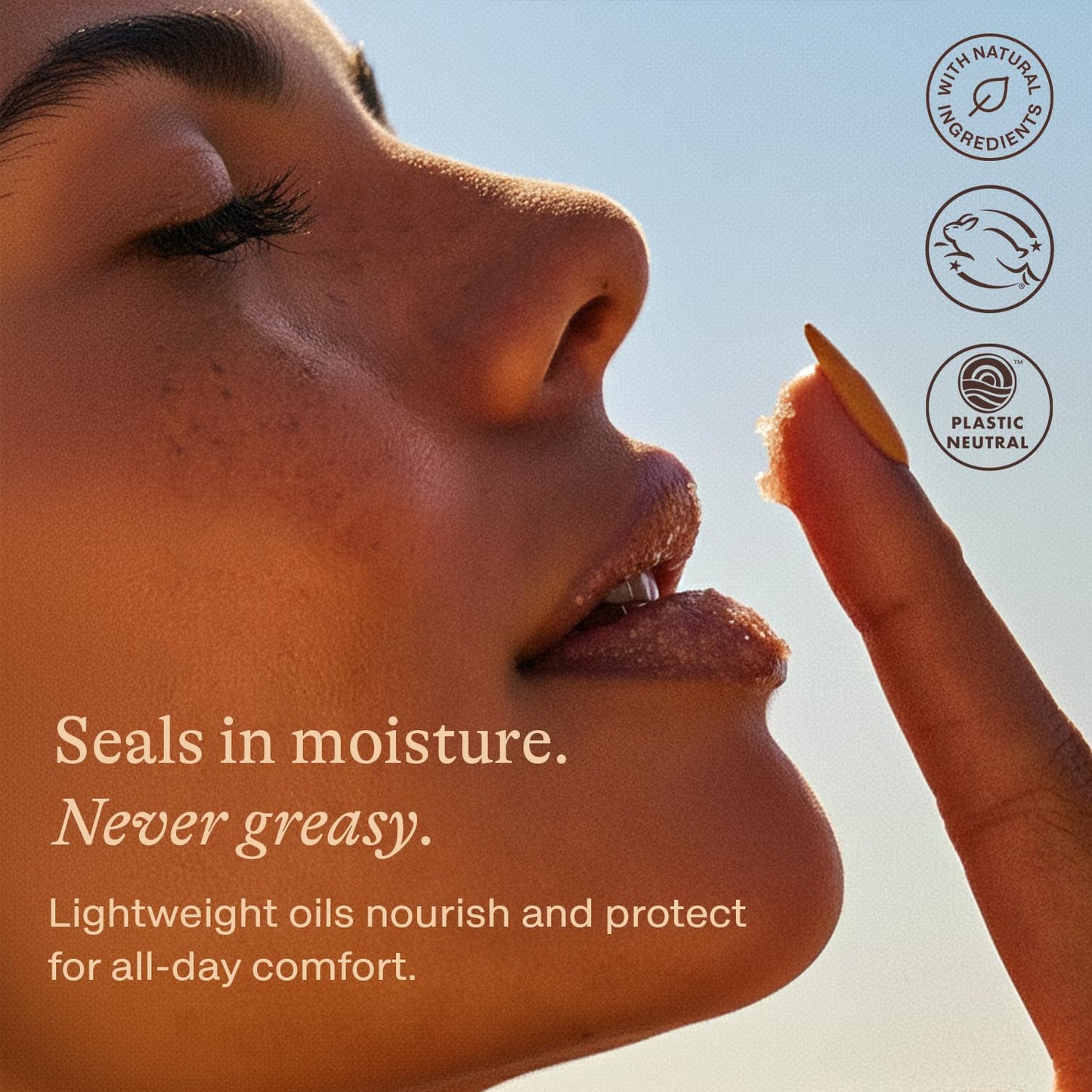 USDA Organic Lip Scrub Vanilla - USA Made with Natural Ingredients, Moisturizing Scrub Exfoliator for Dry Lips, Lip Sugar Scrubber Exfoliator for Smooth Lips, Small Beauty Gifts