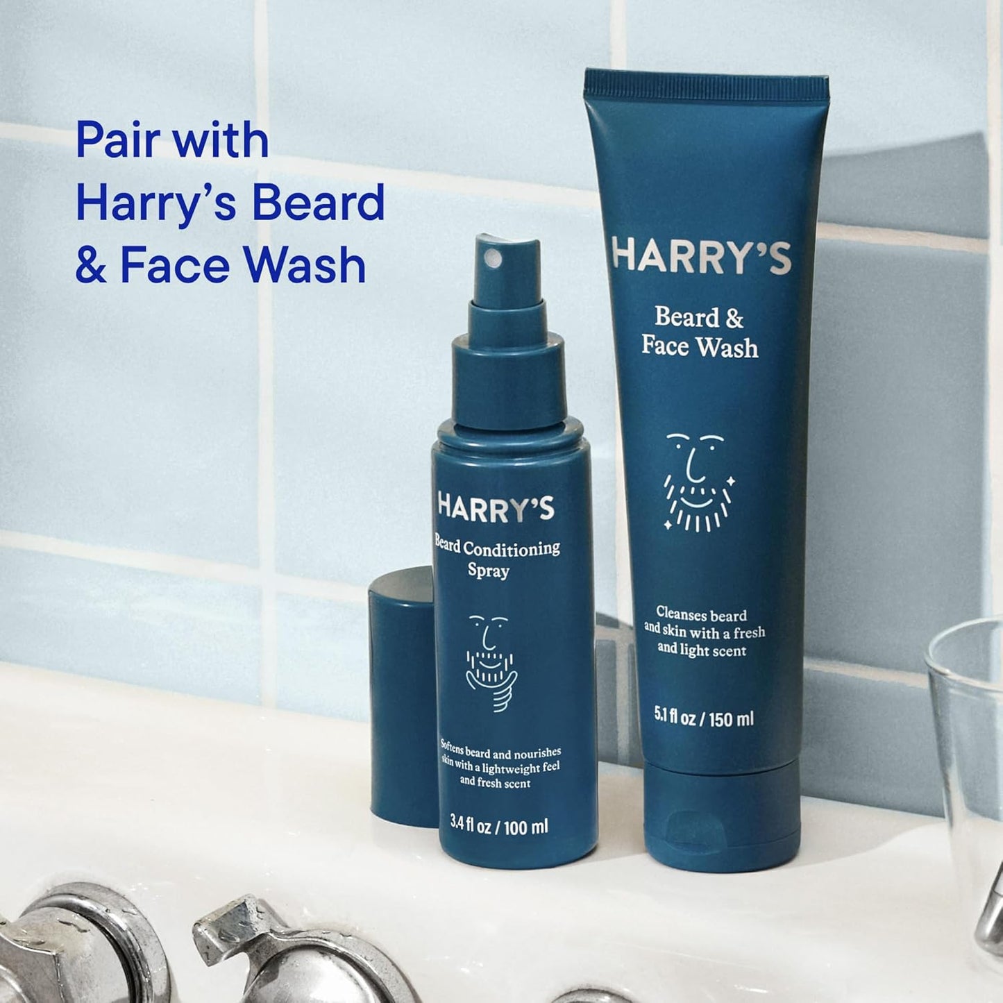 Harry's Beard Conditioning Spray made with Grapeseed and Jojoba Oil and Shea Butter, Softens Beard and Nourishes Skin, 3.4 FL OZ