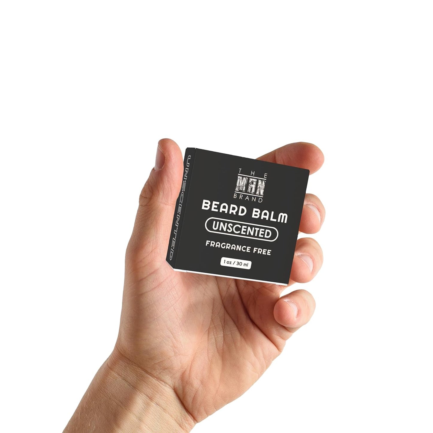 Unscented Beard Balm No Scent 1 oz - Fragrance-free Leave-in Beard Conditioner for Styling