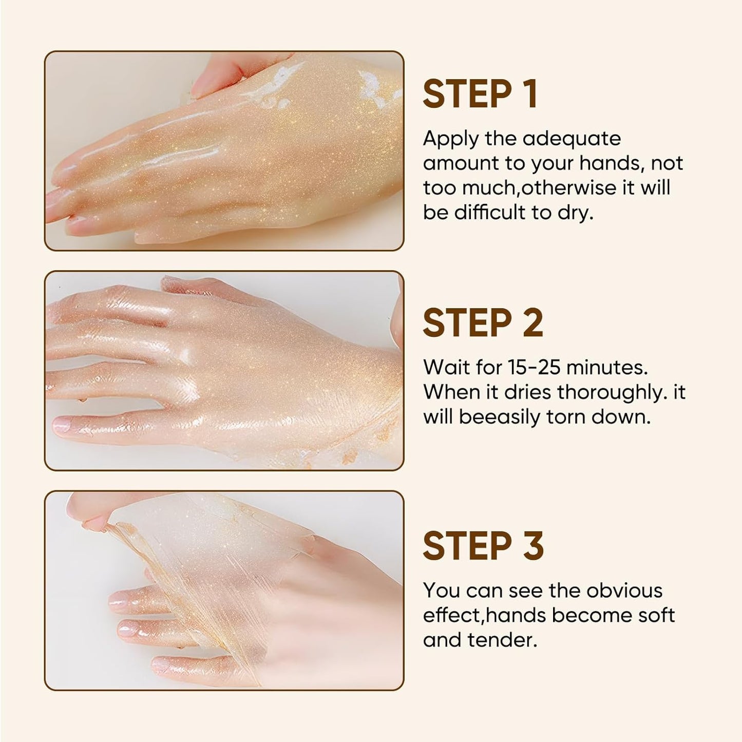 Milk Honey Peel Off Hand Wax for Women Moisturizing Hydrating Hand Masks Nourishing Exfoliating Hand Film Hands Care Soft 110g