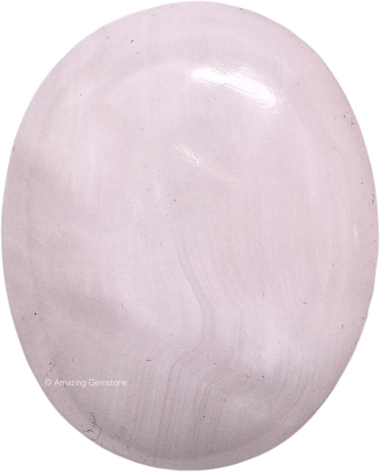 Amazing Gemstone Pink Calcite Crystals and Healing Stones - Large Palm Stone Crystals Piedra - Crystal for Good Luck,Balanced Positive Energy, Meditation - Unique Stocking Stuffers and Birthday Gifts