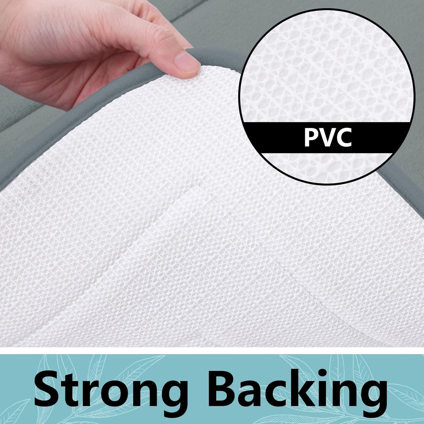 Arotive Memory Foam Bathroom Rug Mat 54x24, Ultra Soft and Absorbent Bath Mat, Machine Wash Dry, Comfortable Bath Rug Carpet for Bathroom Floor, Tub and Shower, Grey