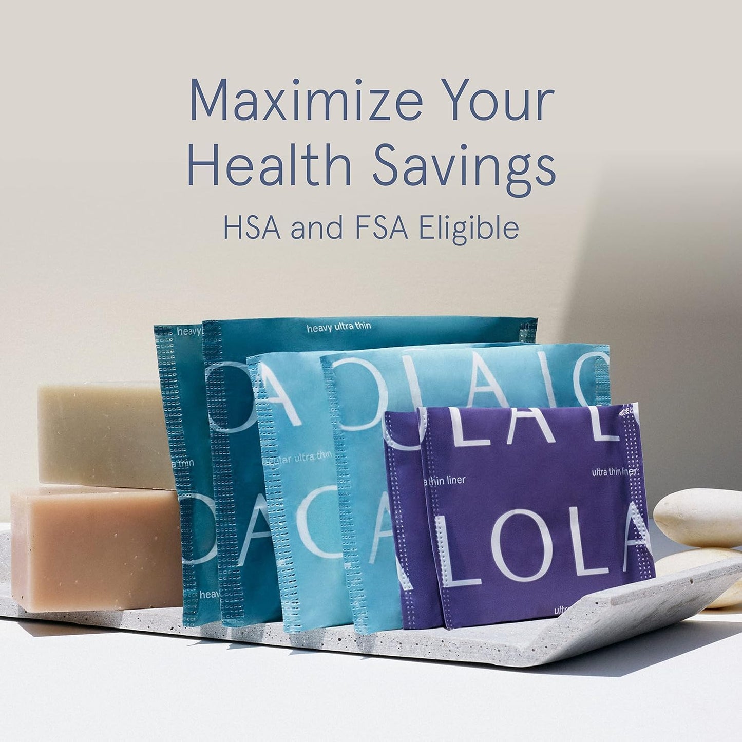 LOLA Organic Cotton Tampons, 8 Count - Super Plus Non-Toxic Tampons, Period Feminine Hygiene Products, HSA FSA Approved Products Feminine Care