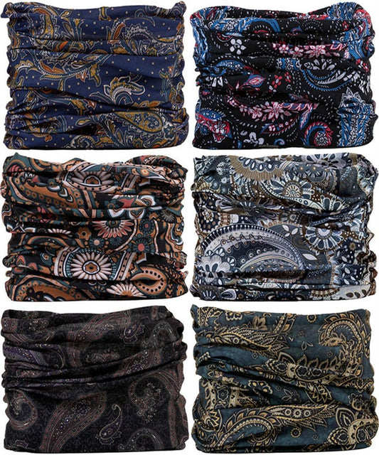 Headband Neck Gaiter Head Wrap Headwear Face Mask Magic Scarf Bandana for Men and Women