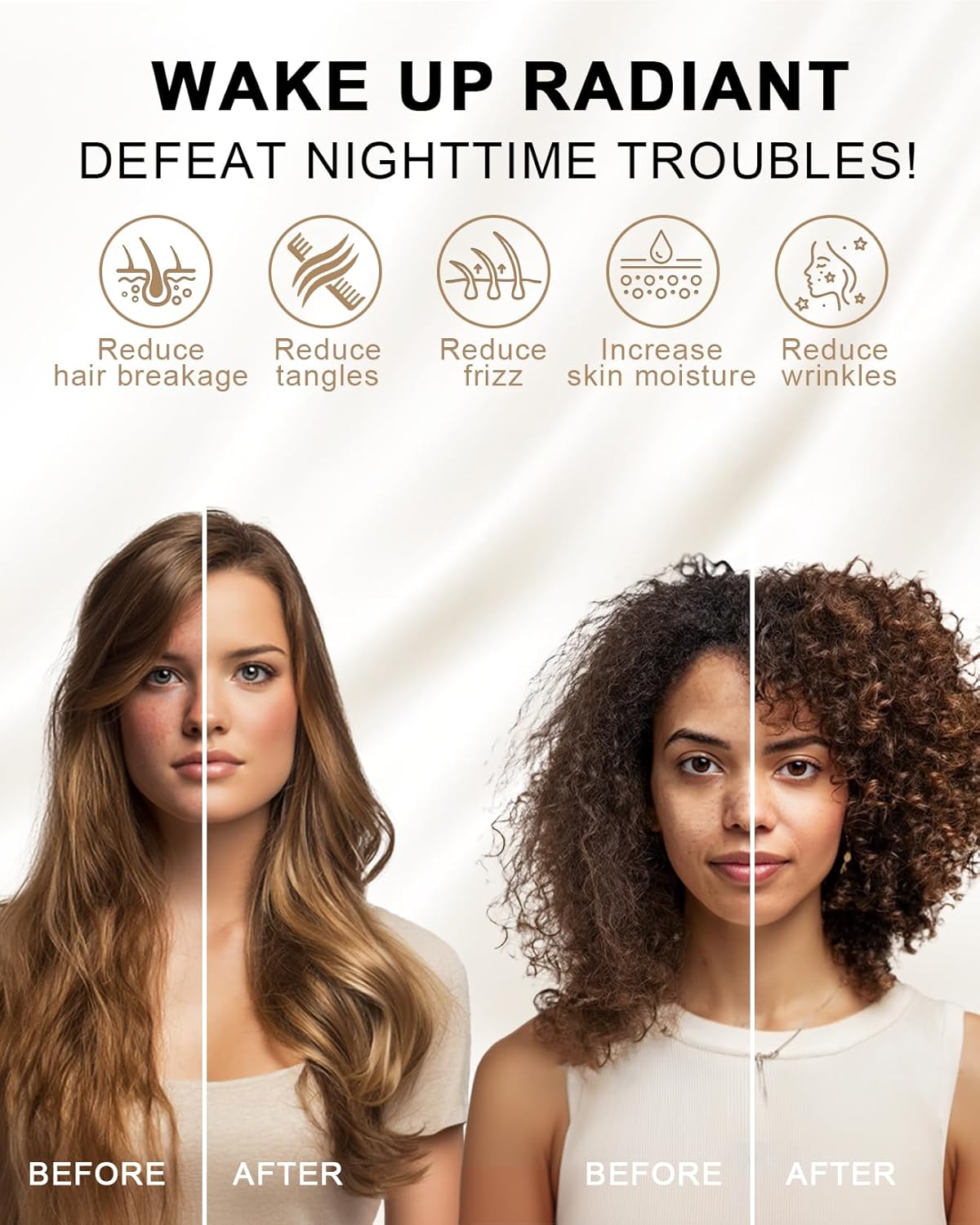 THXSILK 100% Mulberry Silk Pillowcase for Hair and Skin, Both Sides Grade 6A+ Pure Natural Silk Pillowcase, Soft Breathable Zipper Pillow Case Queen Size 20"x30", Dark Grey