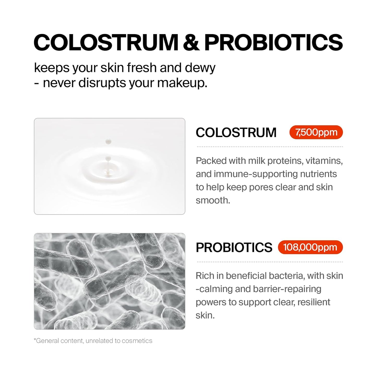 24/7 Colostrum Ampoule Mist - Glass skin with Long Hydration, Poreless Smooth Skin, Before & After Makeup, Hyaluronic Acid and Vitamin, For All Skin types, 1.85 fl oz
