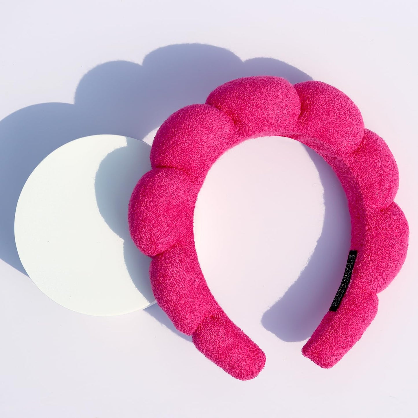 Spa Headbands: Makeup & Face Wash Headbands for Skincare, Masks, and Treatments - Terry Cloth, Puffy Design