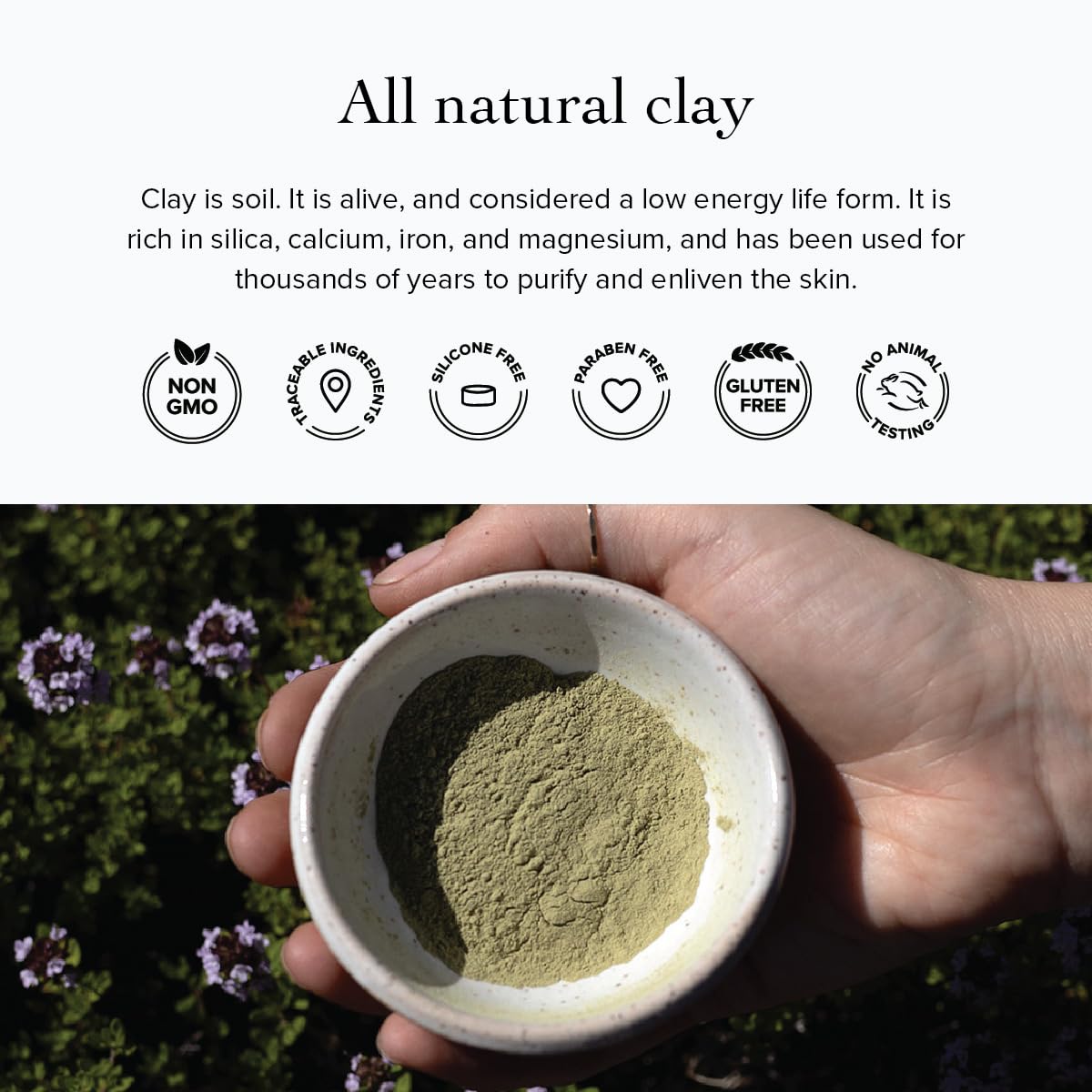 evanhealy Green Tea Clay Mask | Deep-Action Cleansing Mask | Exfoliating, Clarifying & Purifying Mask | Organic Matcha & Montmorillonite Clay for Oily, Normal & Dry Skin