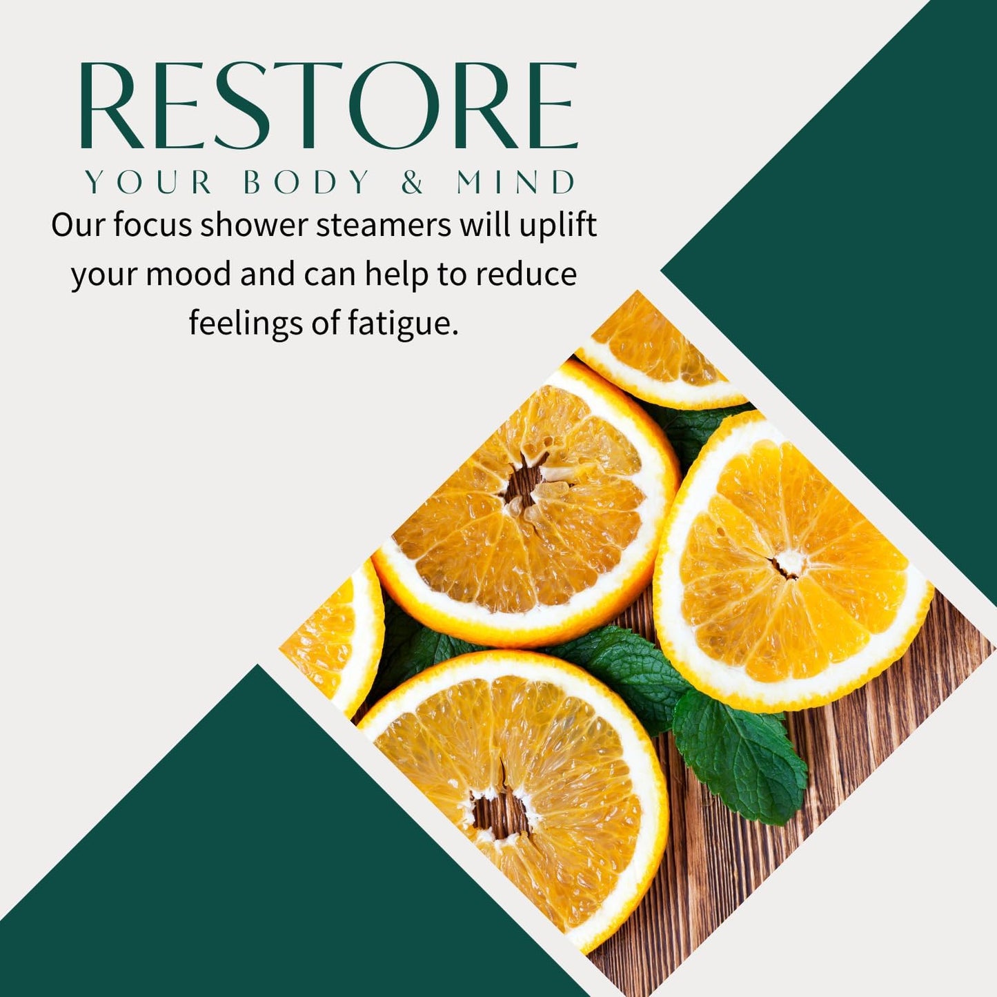 Thulisa Naturals Orange Mint Shower Steamers Aromatherapy | Organic Shower Bombs with Essential Oils | Self Care Christmas Birthday & Spa Gifts for Women & Men | Stocking Stuffers | 4 Pack