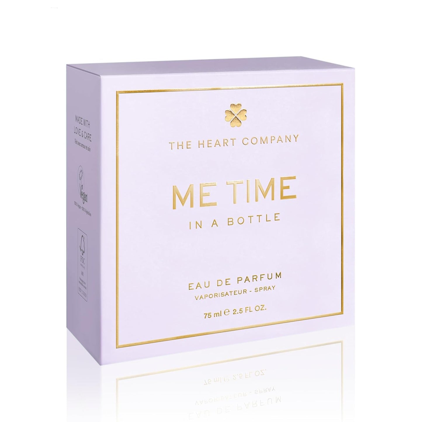 THE HEART COMPANY ME TIME in a bottle | Lavender Perfume for women | Vegan Women's Eau de Parfum Fragrance Spray 75ml - 2.5 fl.oz.