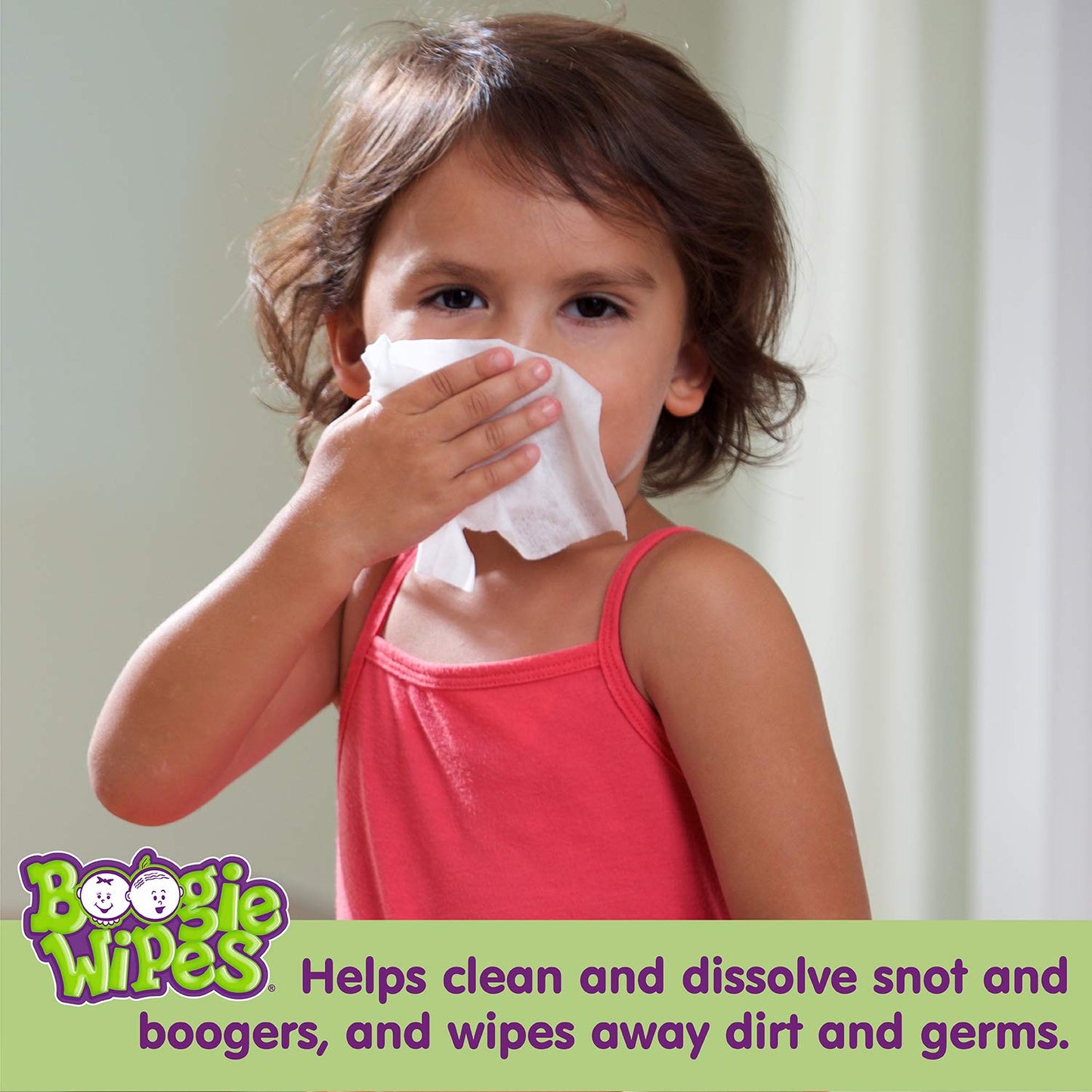 Saline Nose Wipes by Boogie, for Baby & Kids, Face, Hand & Body, Made with Vitamin E, Aloe, and Natural Saline, Grape Scent, 30 Count (Pack of 3)