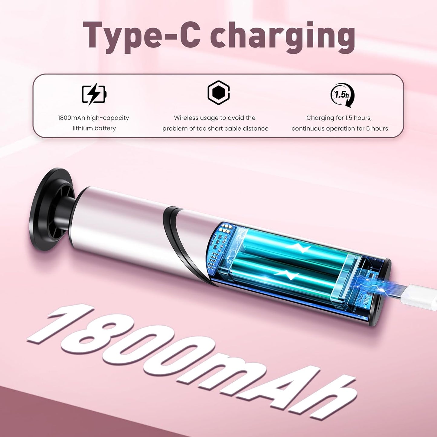 Electric Foot Callus Remover,2 in1 Rechargeable Callus Remover for Feet,9-Speed Cordless Electric Foot File Nail Grinder,Foot Scrubber Pedicure Tools for Dead Skin Dry Cracked Feet(Pink Fold)