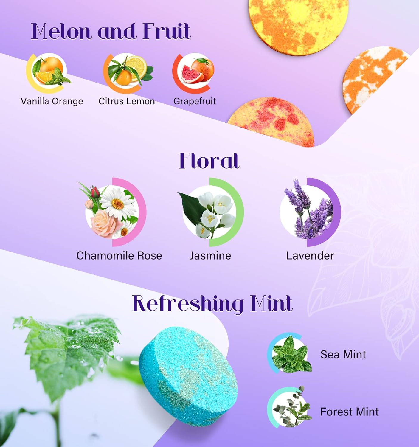 POPCHOSE Shower Steamers Aromatherapy – 8 Natural Scented Shower Bombs with Gift Box, Self Care Spa Gifts for Women, Men, Mom, Dad, and Teens – Relaxing Stocking Stuffers for Christmas, Birthday