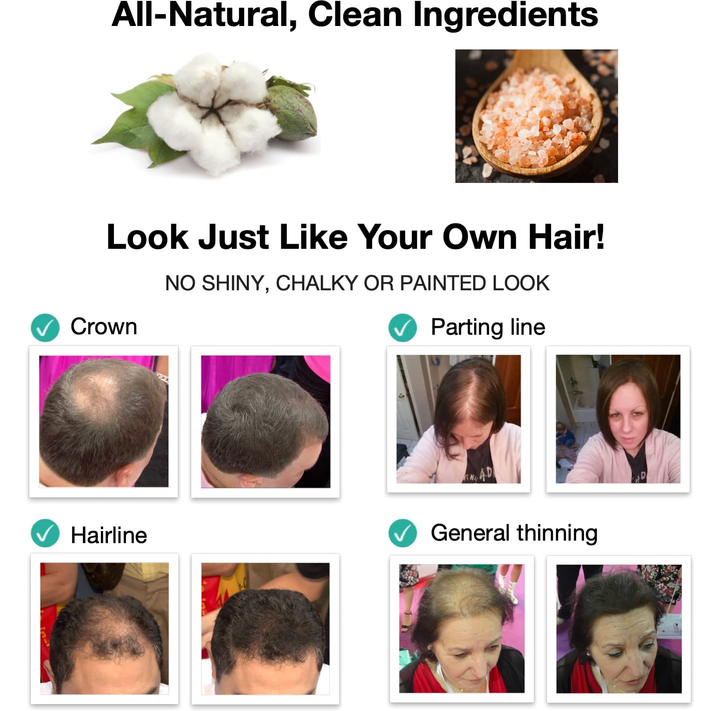 Caboki Sample. Get 10X Fuller Hair Instantly. All-Natural Fill-In Hair Fiber (Trial Size, 10-Day Supply). Natural Blonde