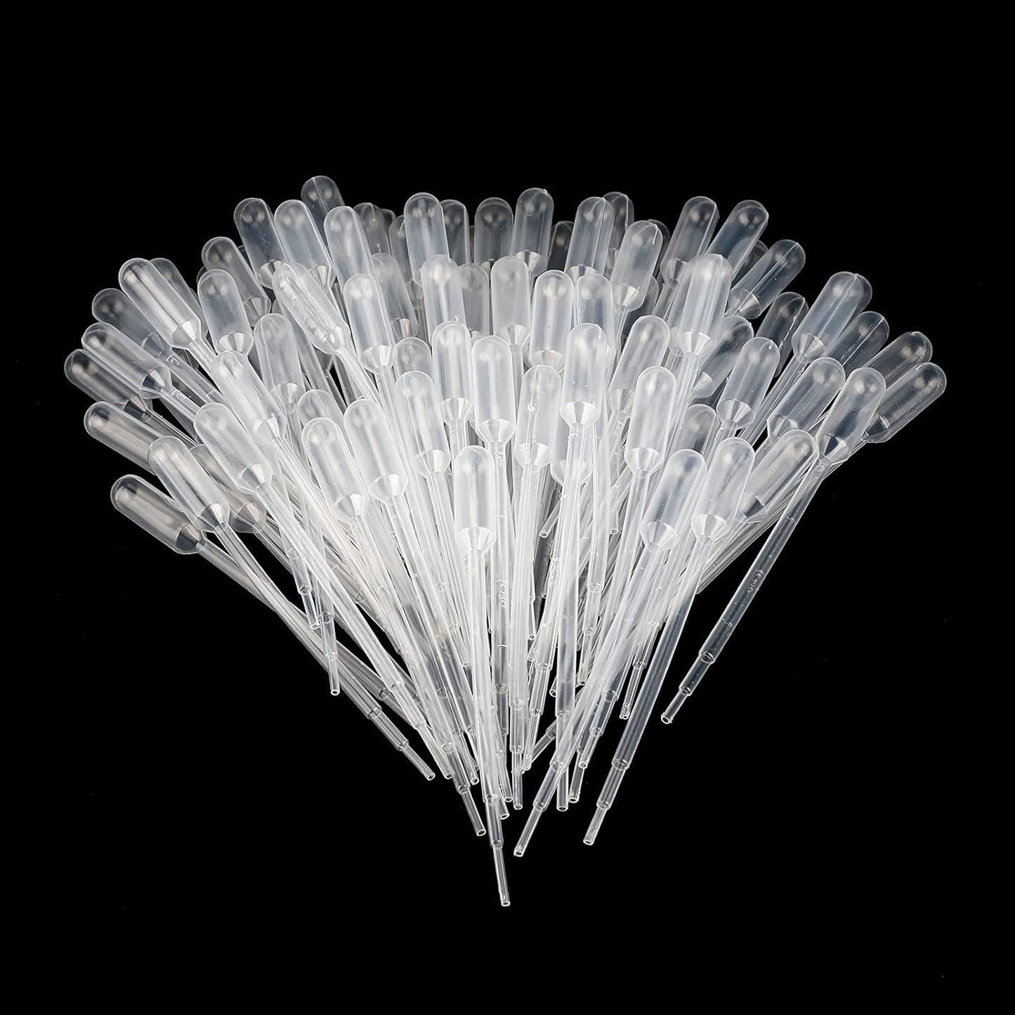 G2PLUS Plastic Dropper – 25pcs Disposable Transfer Pipettes, 1ml Graduated Dropper for Essential Oils, Lab Use, DIY Crafts