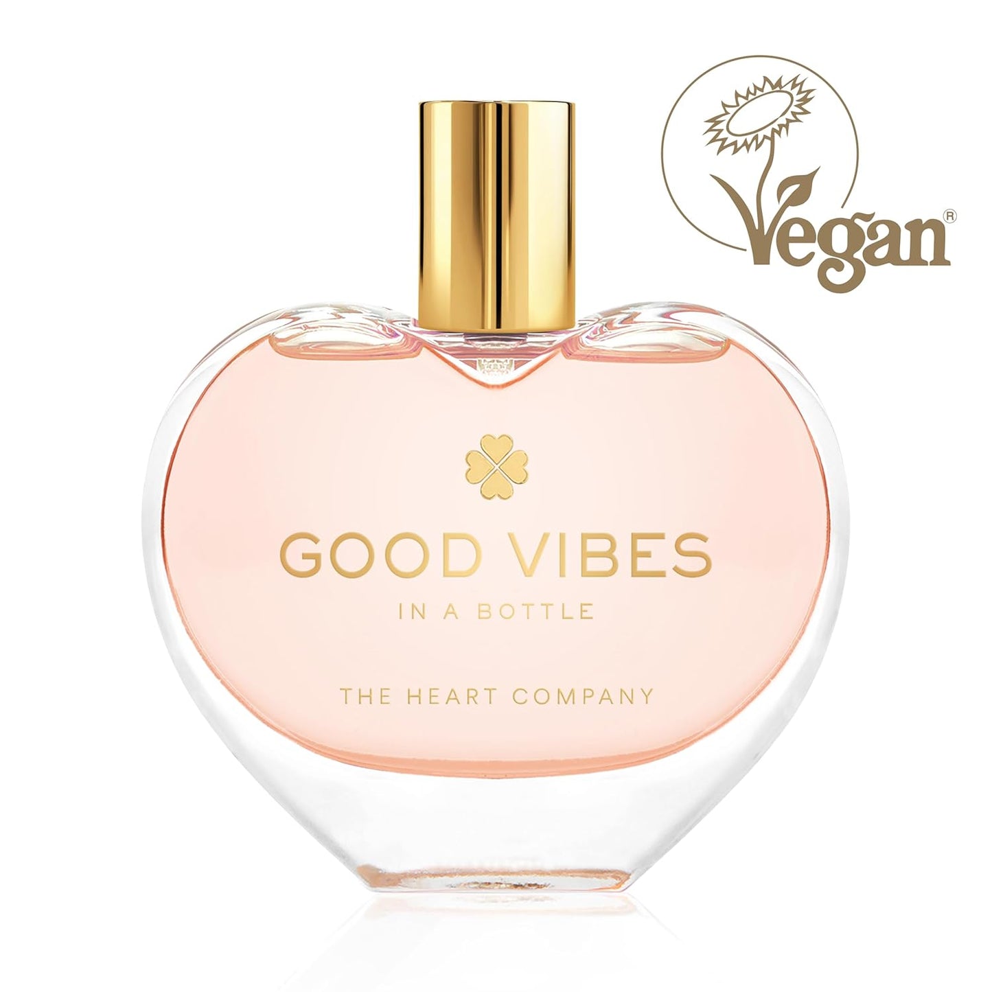 THE HEART COMPANY GOOD VIBES in a bottle | Vegan Gourmand Perfume for women | Fruity Women's Eau de Parfum | Sweet Fragrance 75ml - 2.5 fl oz.