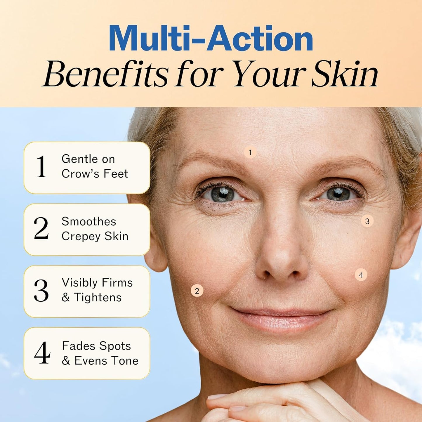 LilyAna Naturals Retinol Cream - Anti-Aging Moisturizer for Face & Neck, Made in USA, Wrinkle Reduction - 1.7oz, 2 Pack