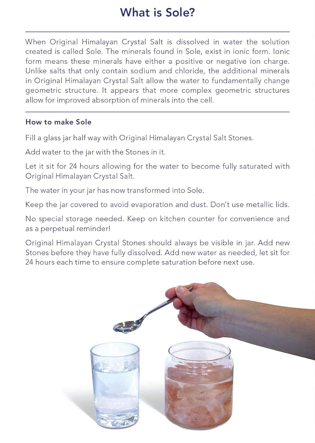 Original Himalayan Crystal Salt Stones for Sole 2.2lb (1kg) - Increase Hydration, Energy, Vibration, Cellular Communication and Replenish Electrolytes with 84 Trace Minerals