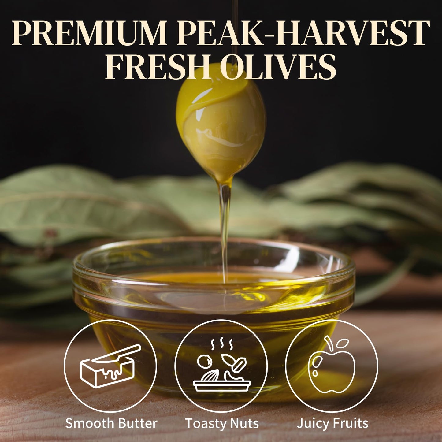 Burroughs Family Farms Premium Organic Extra Virgin Olive Oil – Cold-Pressed California EVOO, Polyphenol Rich Family Blend – Regenerative Organic & USDA Certified, Non-GMO, Gluten-Free – 500ml (16.9 fl oz) Glass Bottle